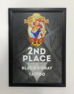 2nd Place Black&Gray Tattoo Award